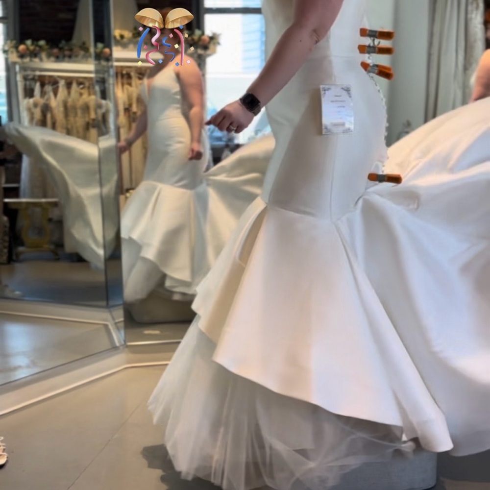 Elegant Ivory Wedding Dress - Picture 4 of 5